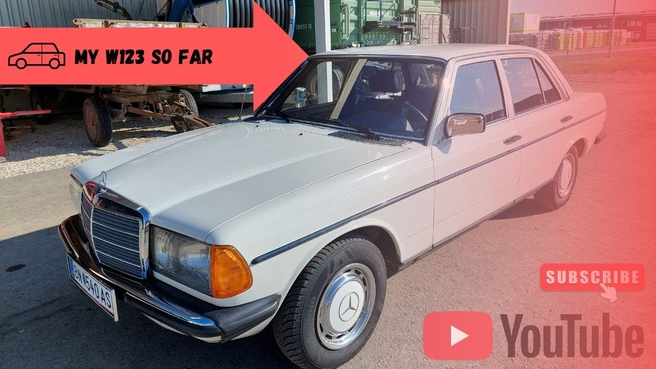my Mercedes Benz W123 so far