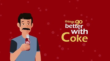 Coke Ad Concept - 2D animation in after effects
