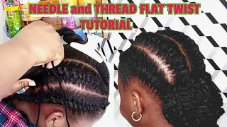 How To Safely TAKEDOWN / REMOVE Needle and Yarn Thread Flat Twist *Highly  requested* 