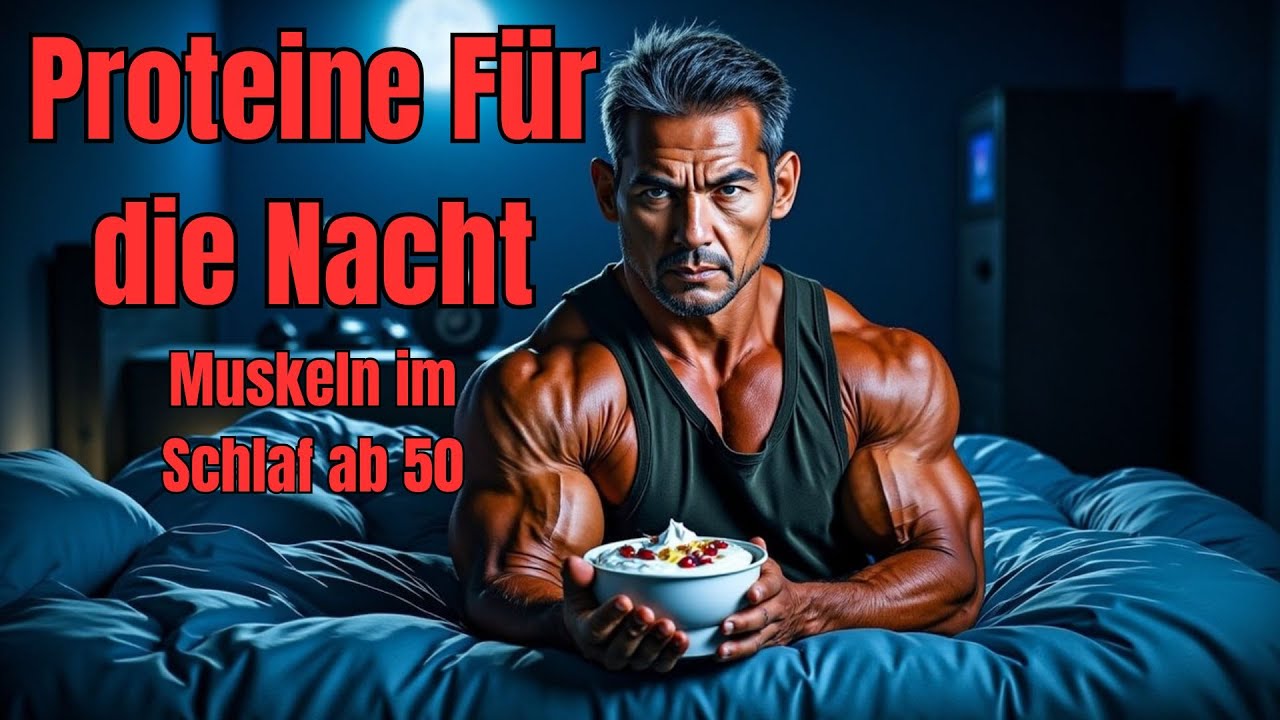 Proteine Für die Nacht: So Regenerierst du Deine Muskeln im Schlaf ab 50