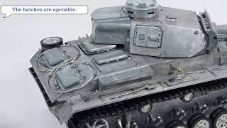 Mato 100% Metal Panzer III Tank hatches Wealth