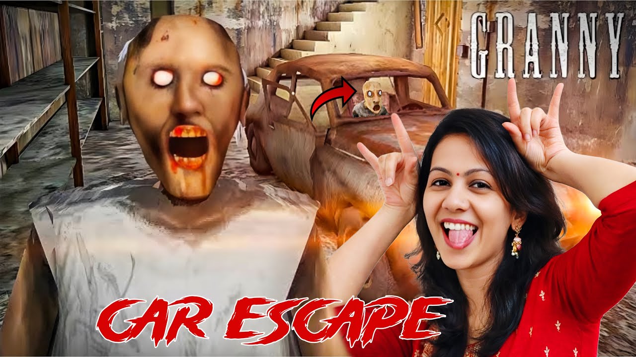 GRANNY CHAPTER 1 CAR ESCAPE | GRANNY CHAPTER 1 HORROR GAMEPLAY VIDEO ...