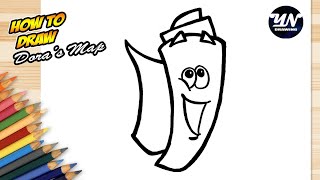 How To Draw Doras Map From Dora The Explorer