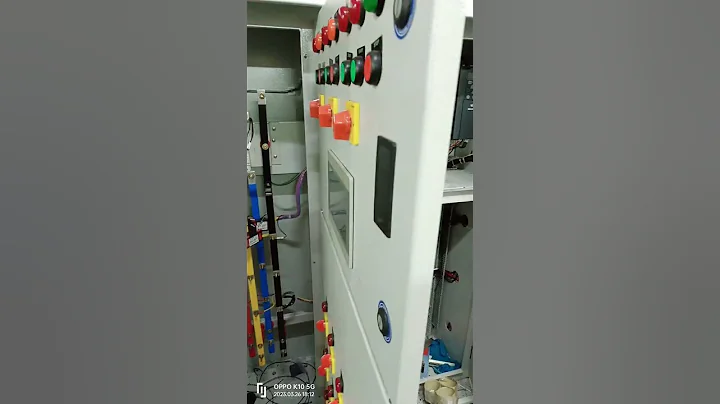 PLC automatic control panel with vfd#shorts