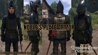 KCD2 Nobles Plate Armor - Standardized Armor Guide