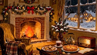 Download Lagu a cozy christmas night 1950s and you're listening to vintage music on a living room for relaxation MP3