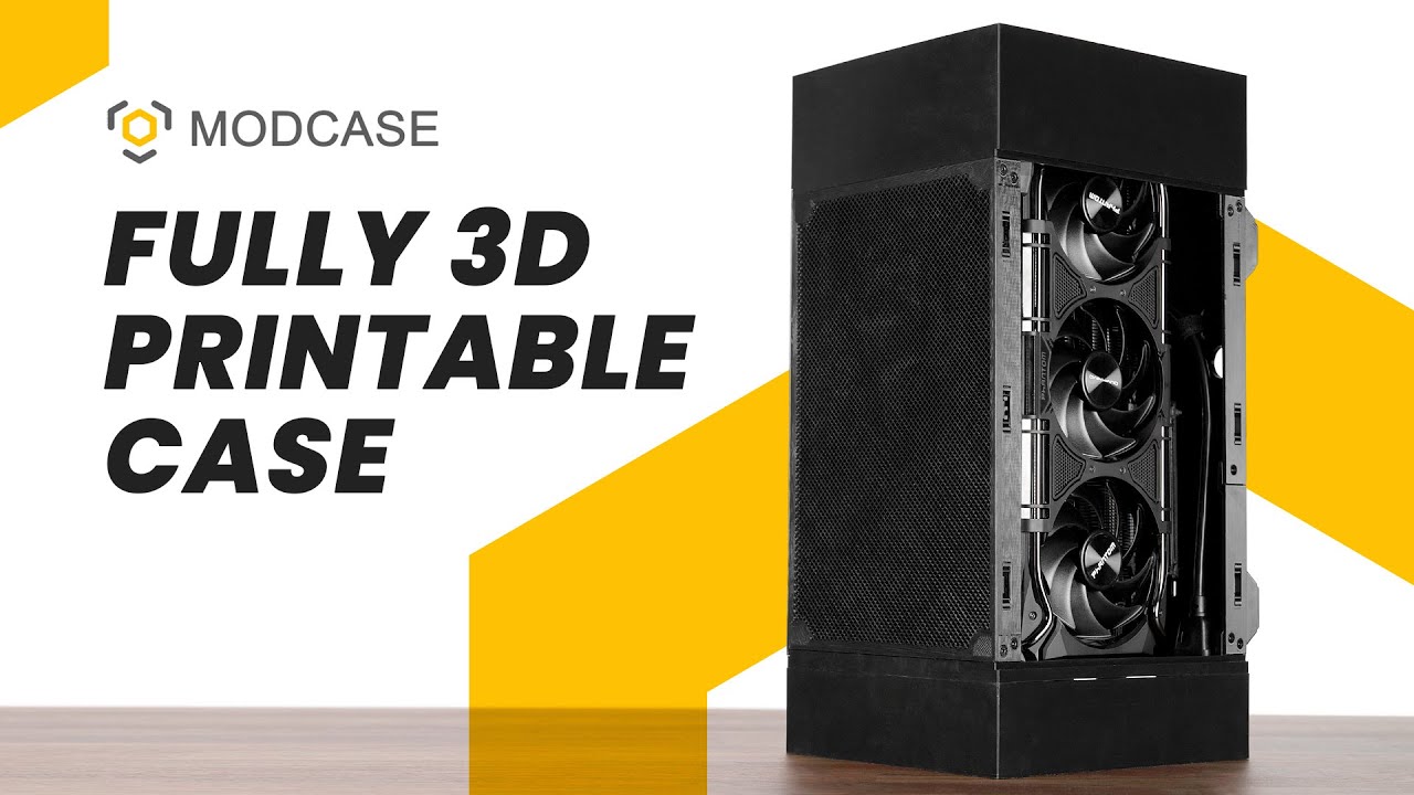 Modcase 3D Review - Upgradable Fully 3D Printed miniITX Case 