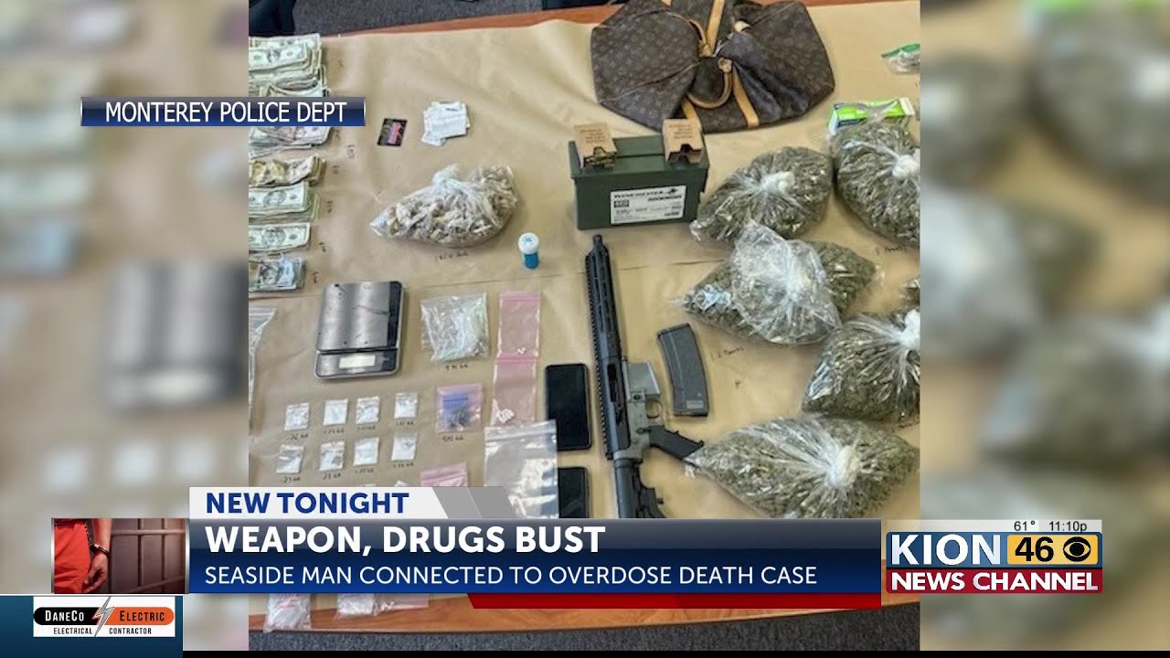 Seaside man arrested in connection to drug overdose death in Monterey