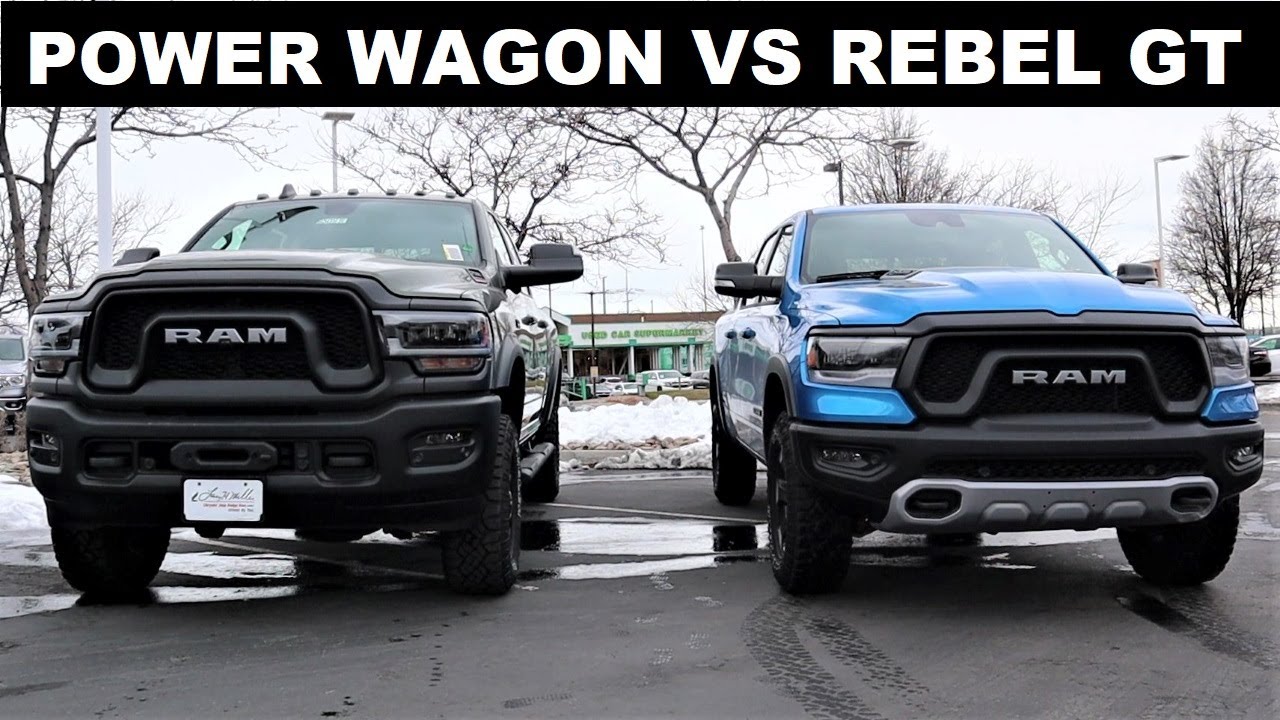 2022 Ram 1500 Rebel GT Vs 2022 Ram 2500 Power Wagon: Why Are These Trucks  The Same Price?!? - YouTube