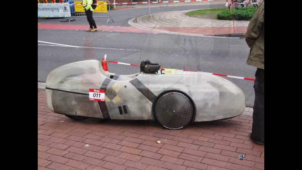 Daniel's winning glass fibre Evo S (2013 WC HPV Leer, Germany)