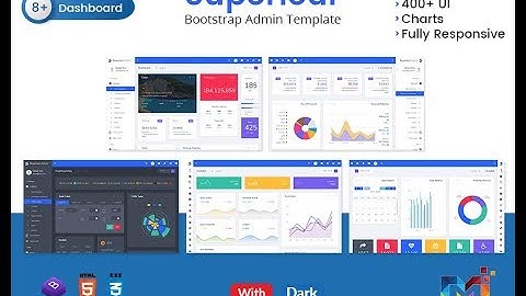 Superieur Intro & Music Admin Dashboard Template