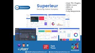 Superieur Intro & Music Admin Dashboard Template