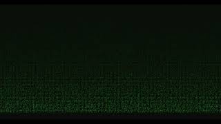 An Inverted Matrix Rain in Katakana