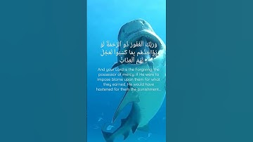 God's mercy that preceded his torment. سورة الكهف - Al-Kahf verse 58