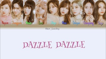 HOW WOULD TWICE SING DAZZLE DAZZLE by WEKI MEKI (color coded lyric romaji easy lyric)
