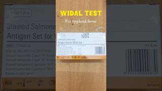 Widal test for Typhoid | Widal test procedures #widaltest #paramedicalstudypoint