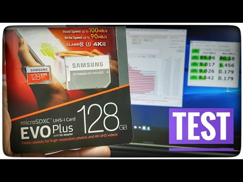 SAMSUNG Evo Plus 128GB UHS-I U3 - TEST karty pamięci