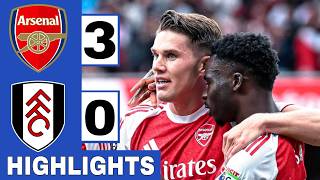 🔴Arsenal vs Fulham (3-0) | Highlights | Saka & Gyökeres 2 GOALS | Premier League 2025/26 screenshot 4