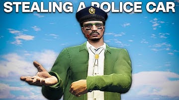 I STOLE A POLICE CAR WITH A RIDE ALONG IN IT | NOPIXEL 4.0