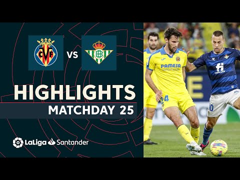 Villarreal Betis Goals And Highlights