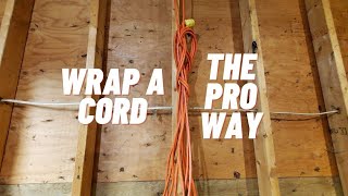 #QTOW# How pro's wrap extension cords