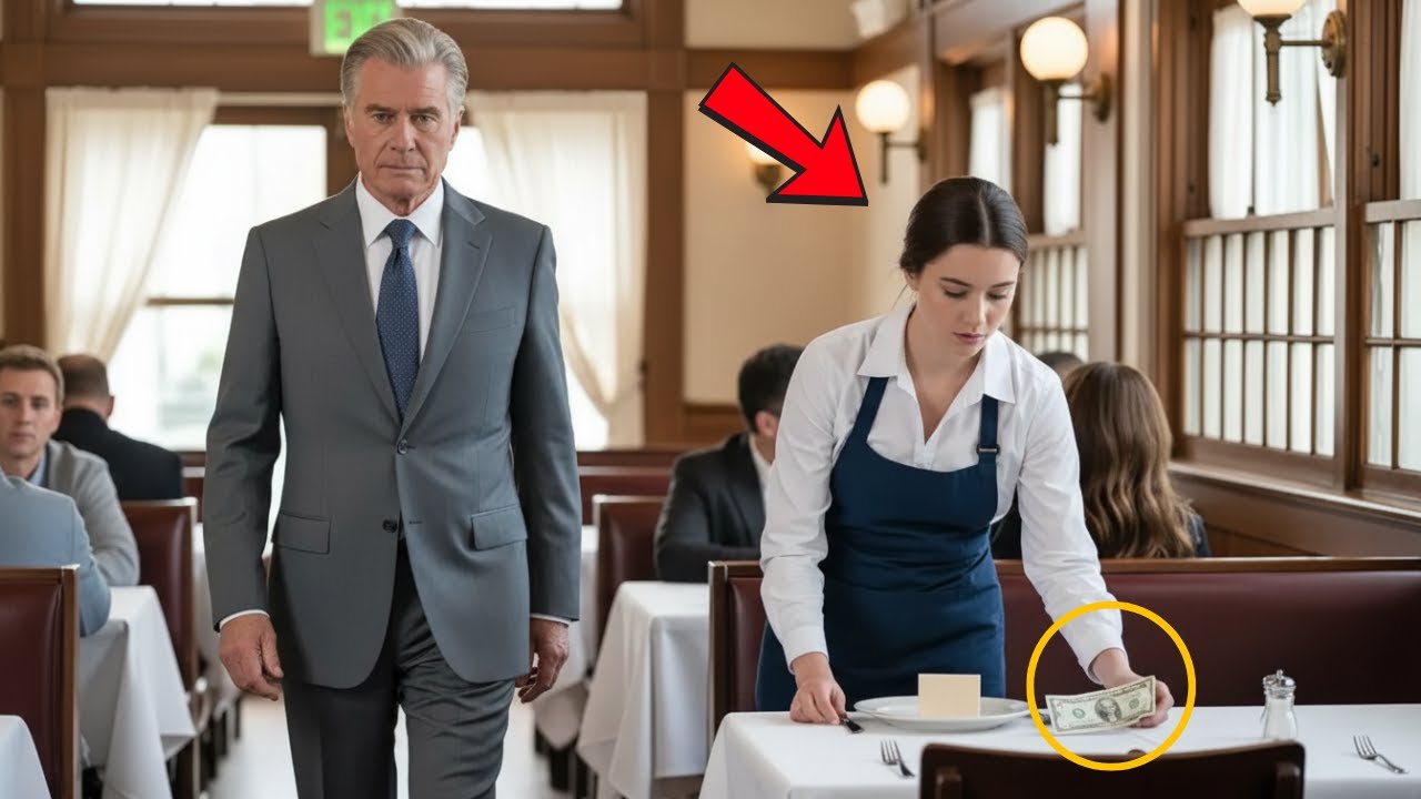 Er gab nur 2 Dollar Trinkgeld – doch was unter dem Teller lag, änderte alles!