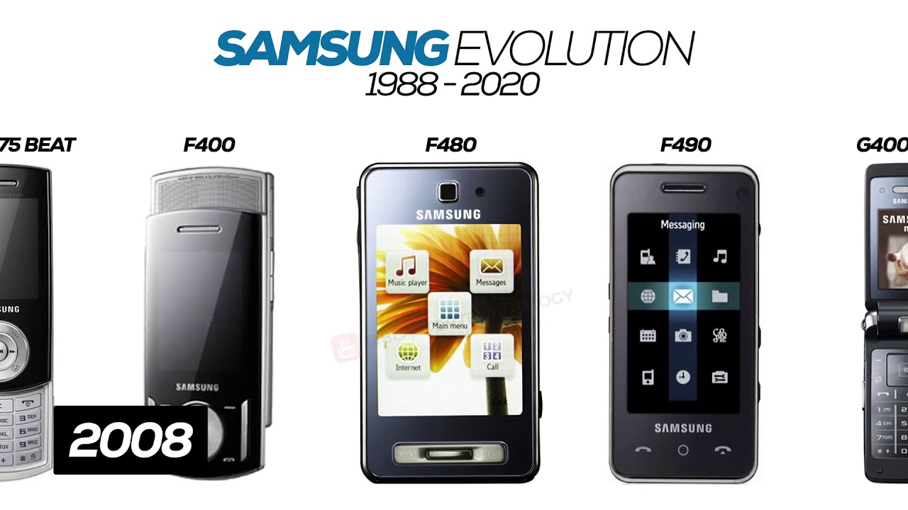 All_Samsung_Phones_Evolution_19882020(1080p) YouTube