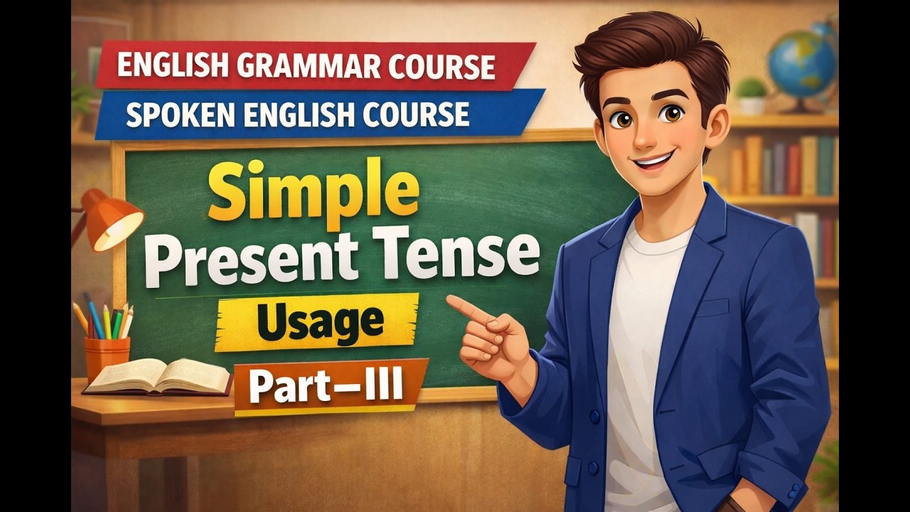 Simple Present Tense | Part- III | Usage | English Grammar Course | Spoken English Course