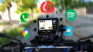 Esta PANTALLA SOLUCIONA TODOS LOS PROBLEMAS  CarPlay y Android auto para todas las motos