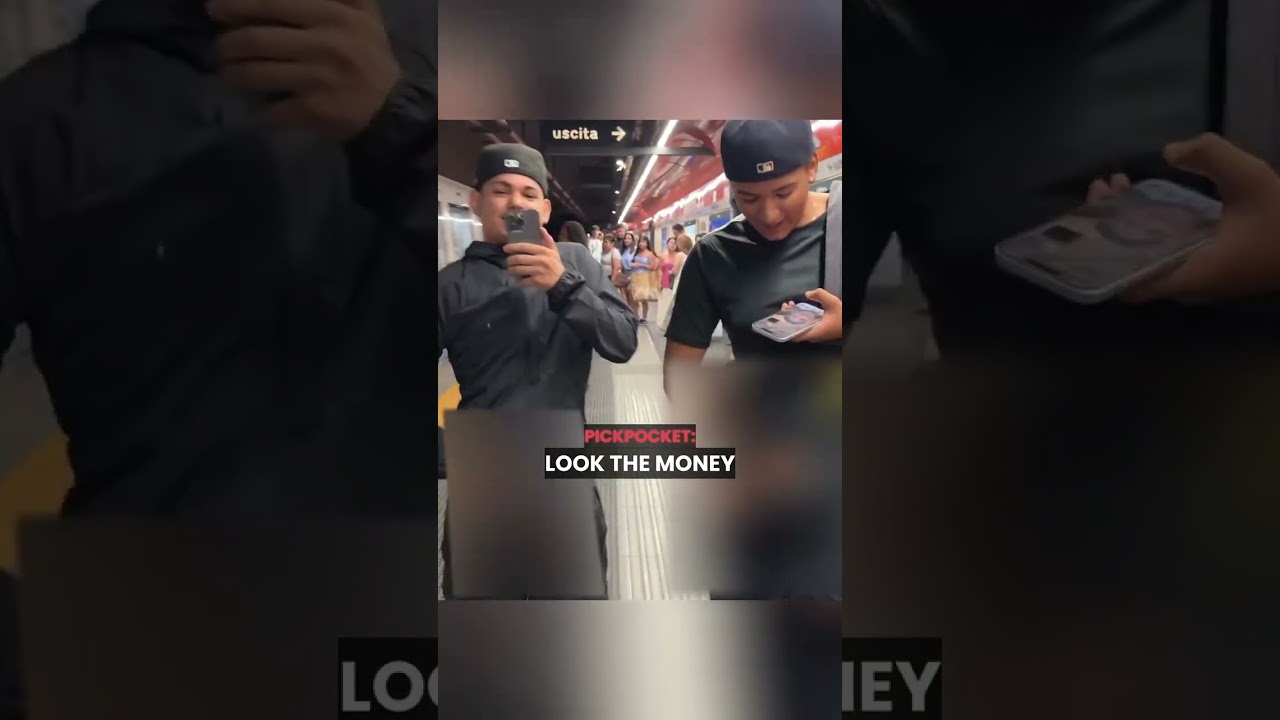 They caught a pickpocket red handed