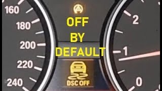 BMW DTC DSC OFF by default traction stability control easy hack