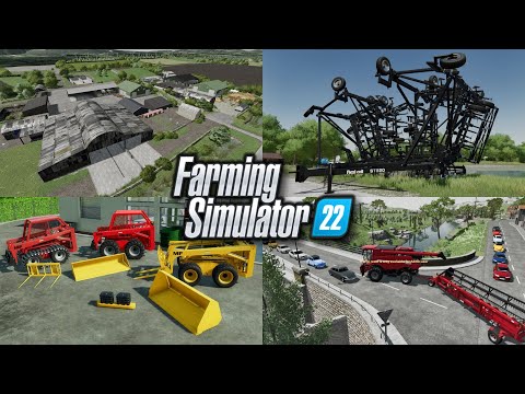 New Mods! Thornton Farm, 711 Skid Steer, Flexicoil, & More! (15 Mods) | Farming Simulator 22