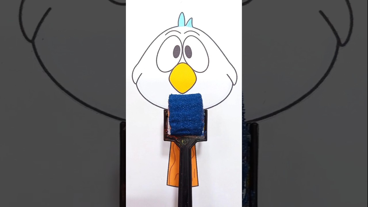 Sprunki OC Sleepy Bird Pocoyo Phase 2 Beautiful Acrylic Paint Coloring Art's ❤️ #sprunki #arts