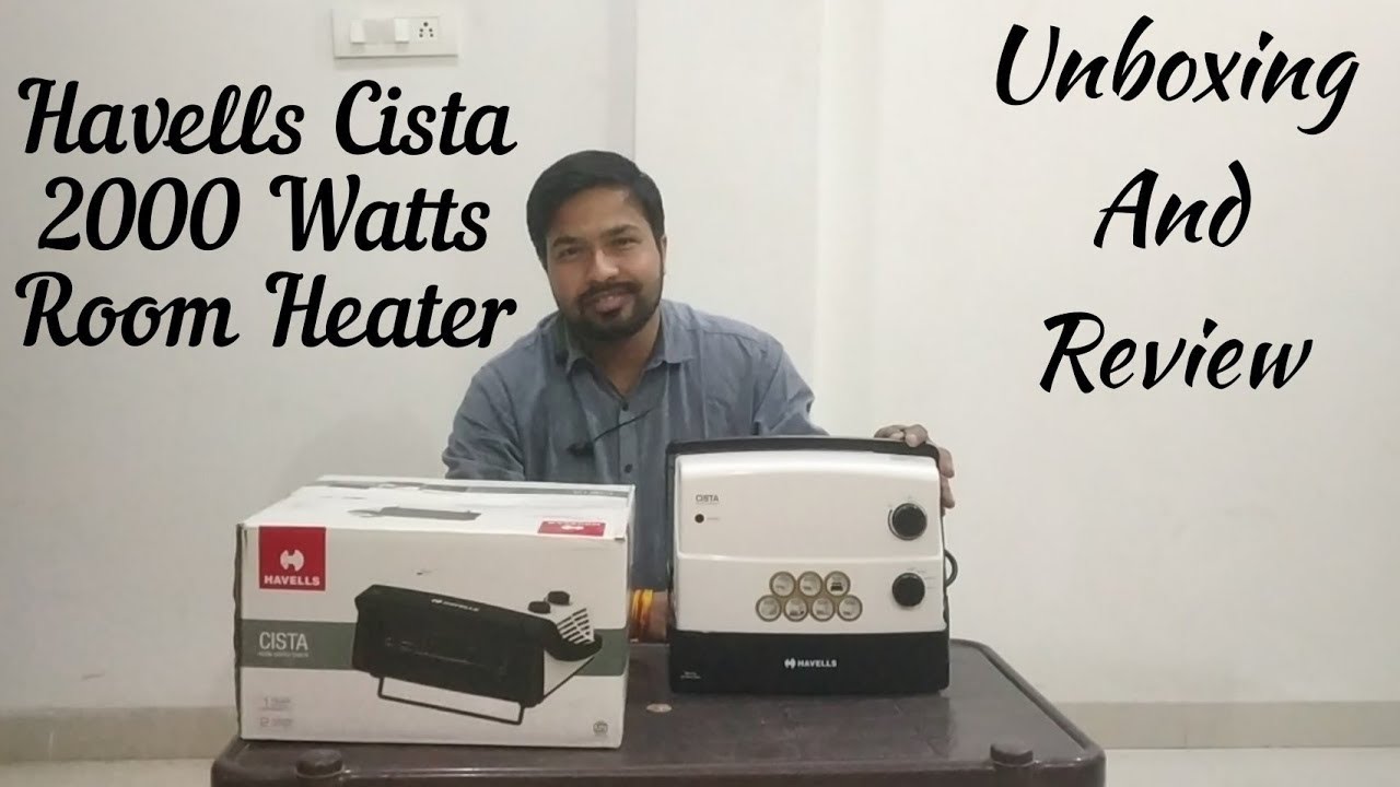 Havells Cista 2000 Watts Room Heater | Unboxing And Review with English  subtitles - YouTube