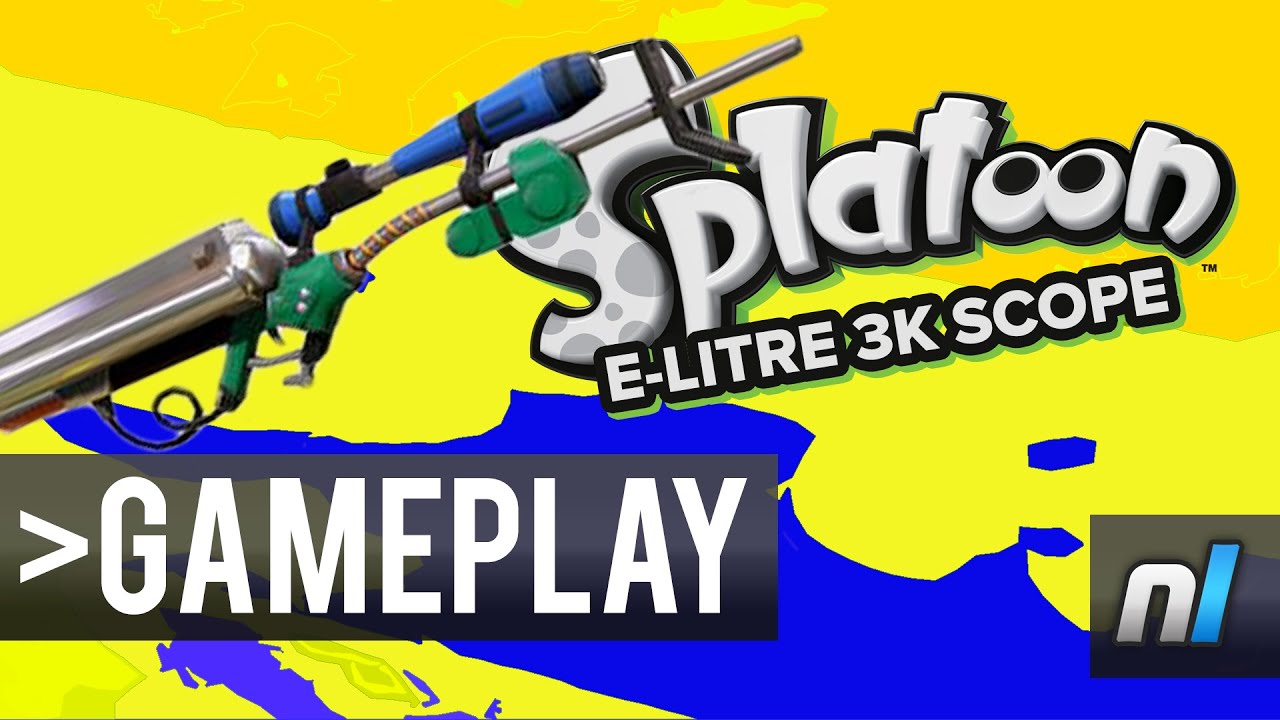 new weapons in pubg mobile Splatoon: E-Litre 3K Scope Gameplay