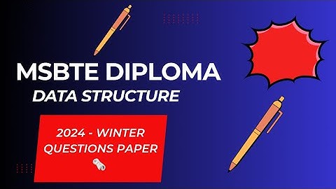(DSU) msbte k scheme winter 2025 Data Structure Using C imp paper #312303 #kscheme #msbte #diploma