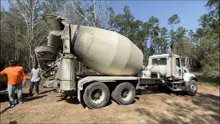 Pouring Foundation Concrete Footings