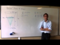 Fluid Dynamics in Conical Shapes