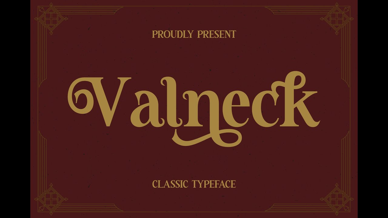 Valneck Classic Serif Font