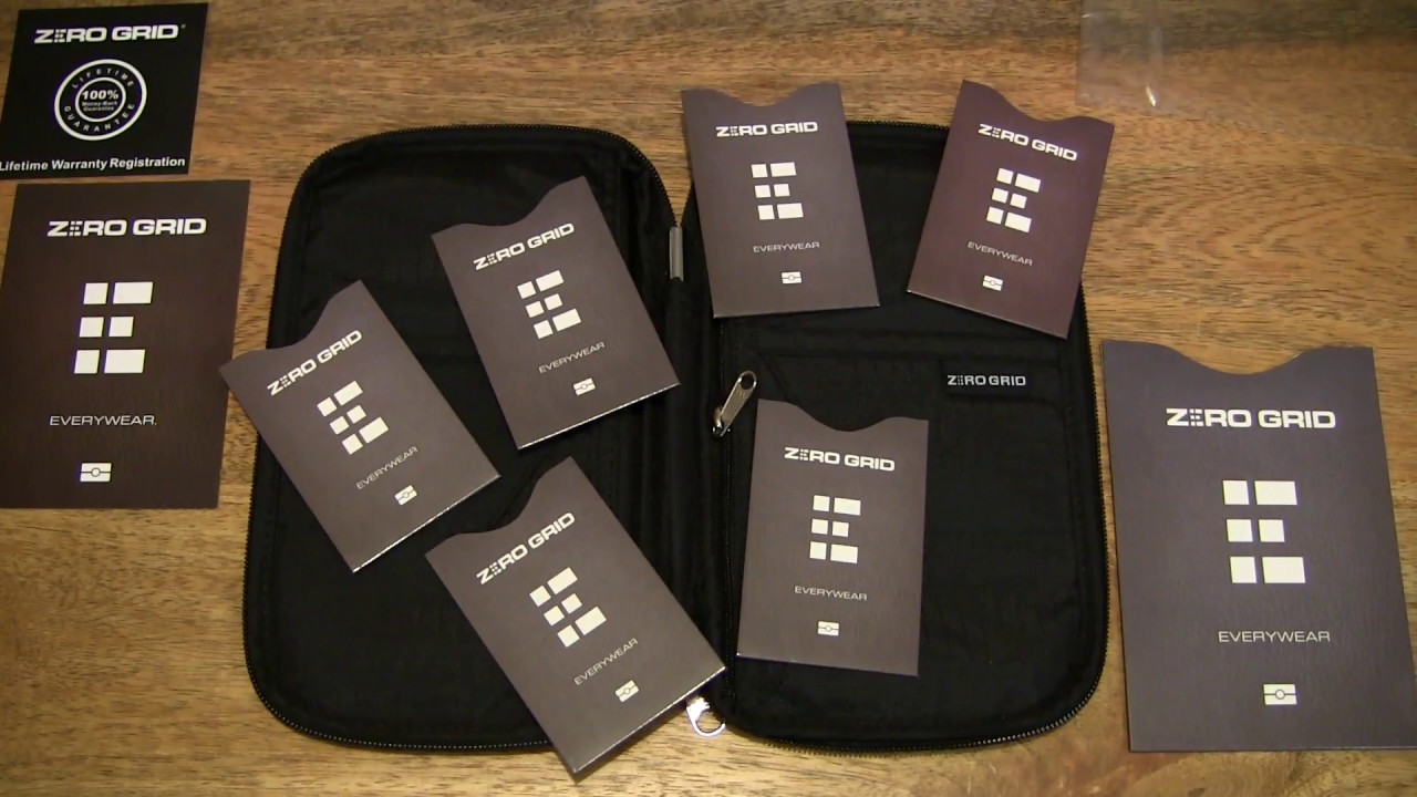 Zero Grid RFID Blocking Travel Wallet & Family Passport Holder YouTube