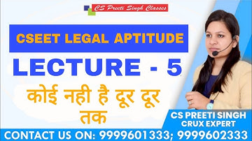 CSEET May 2022 Exam Prepration |  Lecture 5 Company Law | Best Plan To Prepare CSEET