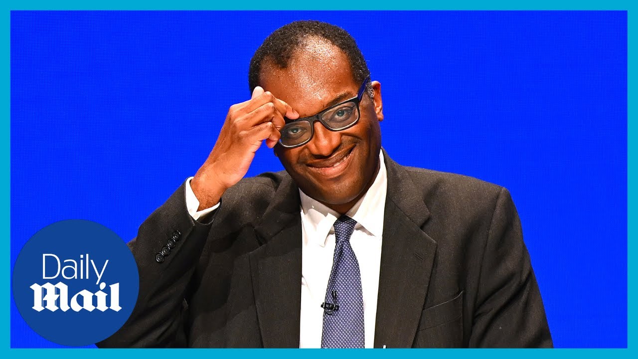 ‘What a day…’: Kwasi Kwarteng avoids 45p tax cut controversy in Conservative Party conference speech