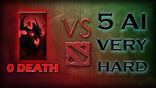 #1. Shadow Fiend БЕЗ СМЕРТЕЙ против НЕЧЕСТНЫХ БОТОВ [Dota 2]