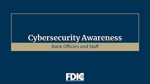 Cybersecurity Awareness Bankers