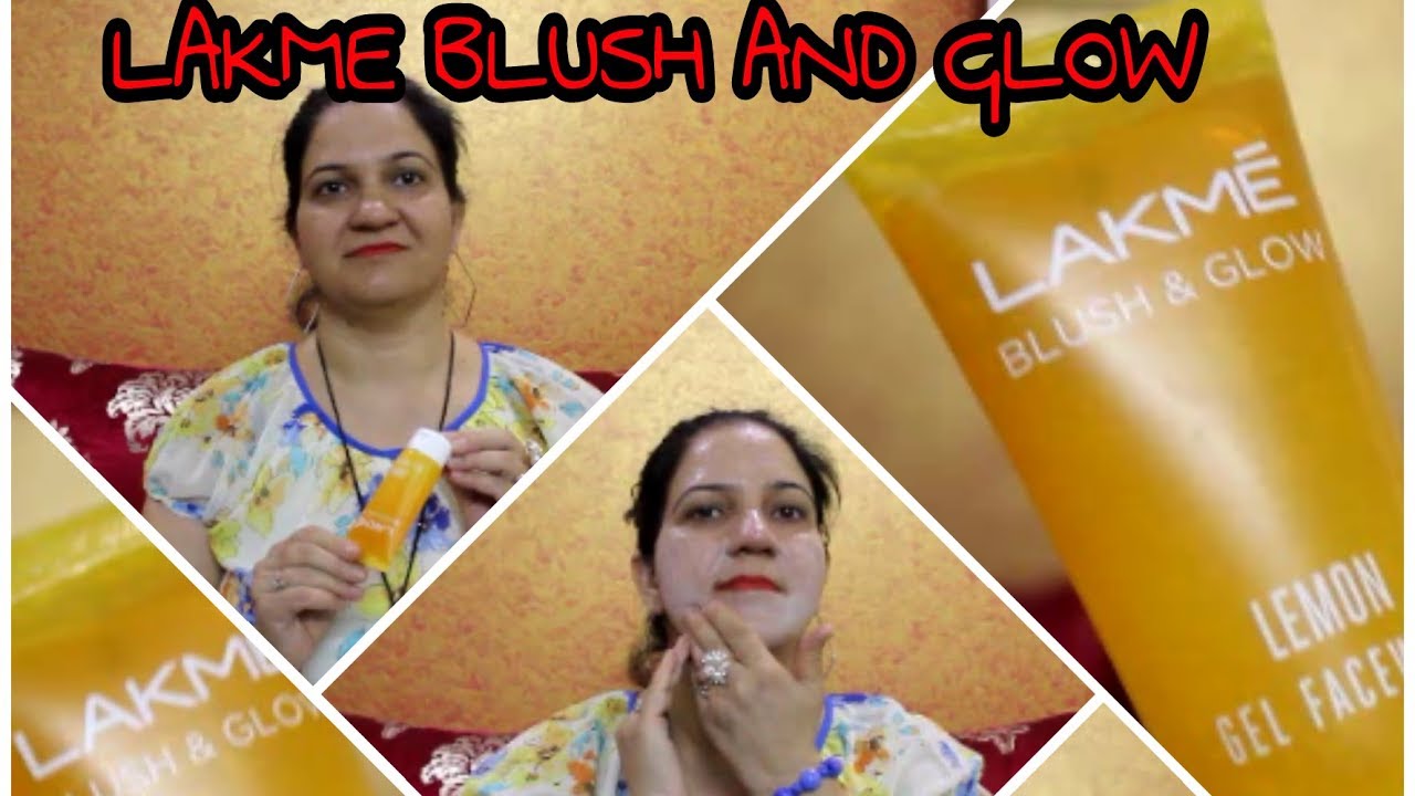 BEST FACE WASH FOR OILY SKIN LAKME BLUSH & GLOW LEMON GEL FACE WASH