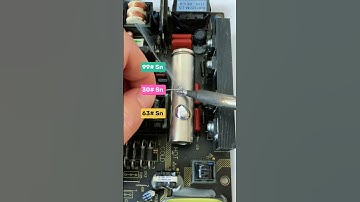 Use 63sn  solder wire for fast tinning, firm welding and bright solder joints #Welding #Solder wire