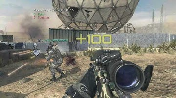 MW3 - Barrett.50cal QSNS Ownage - Drop Zone