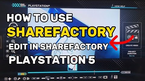 How To Use ShareFactory On PS5 PlayStation 5