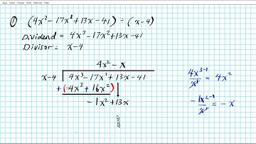 how to divide polynomials by long division algebra 2 common core 3-3 linear