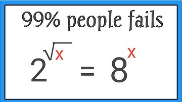 A Nice Exponential Problems | Find The Value Of X